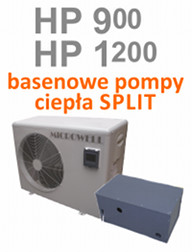 Basenowe pompy ciepła HP 900/1200 SPLIT